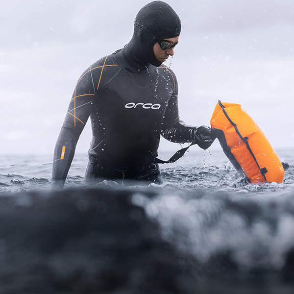 2024 Orca Mens Core 2mm Open Water Swim Gloves MA44TT01 Black